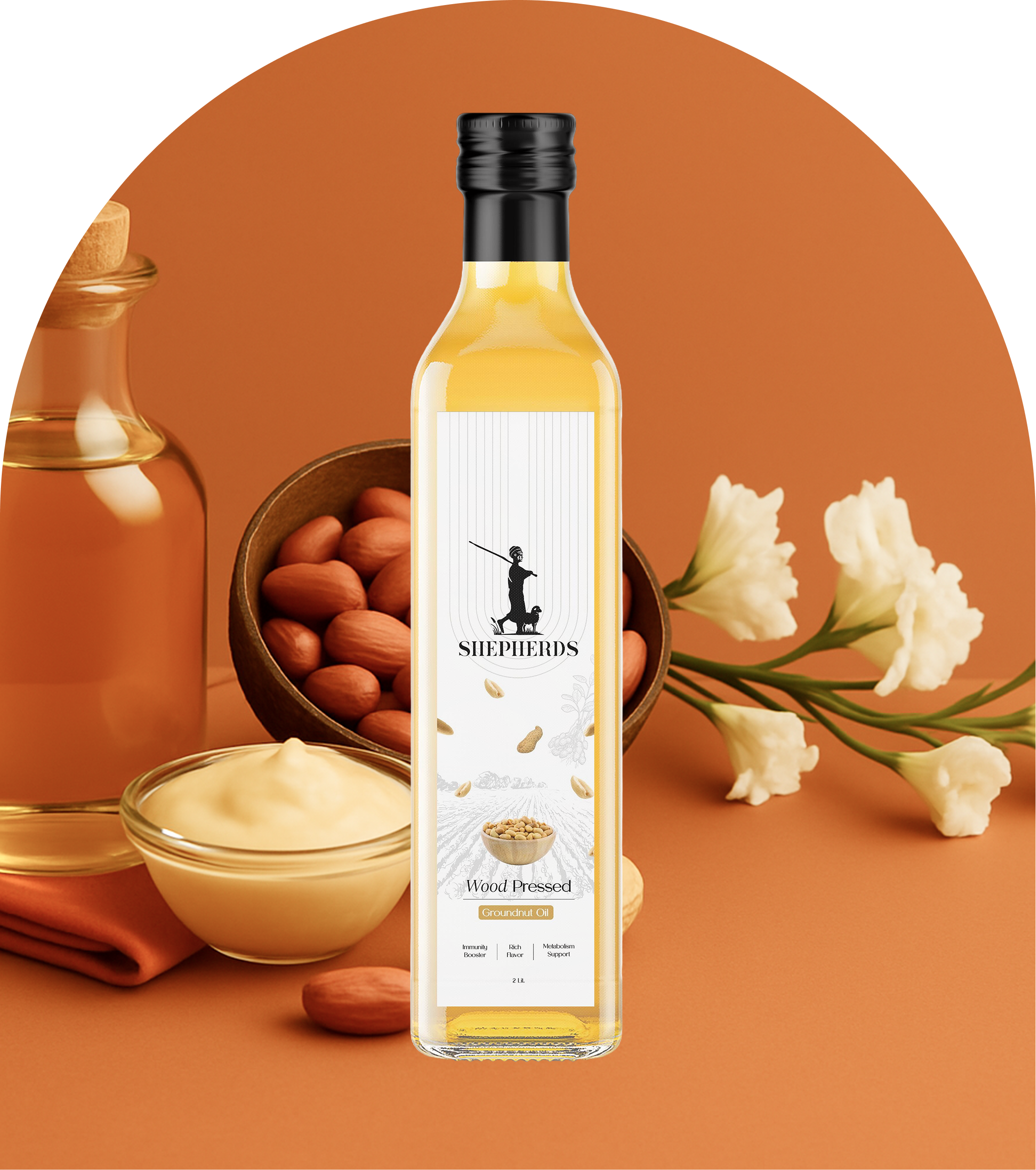 Cold Pressed Groundnut Oil