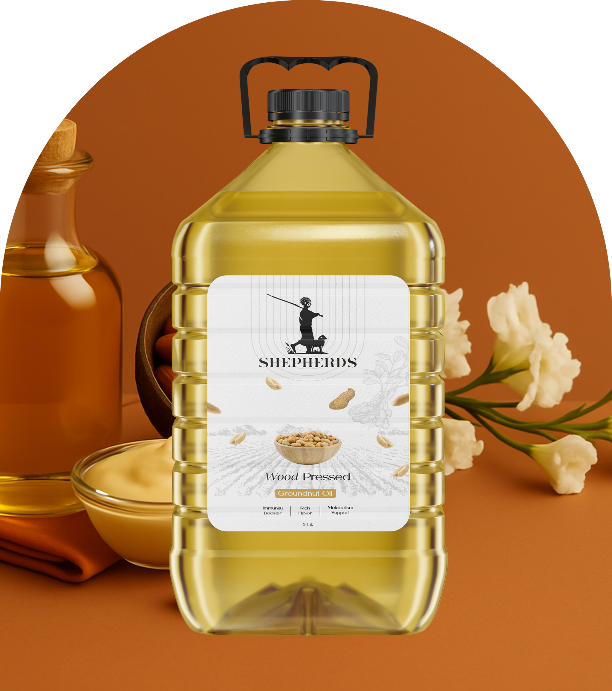 Cold Pressed Groundnut Oil