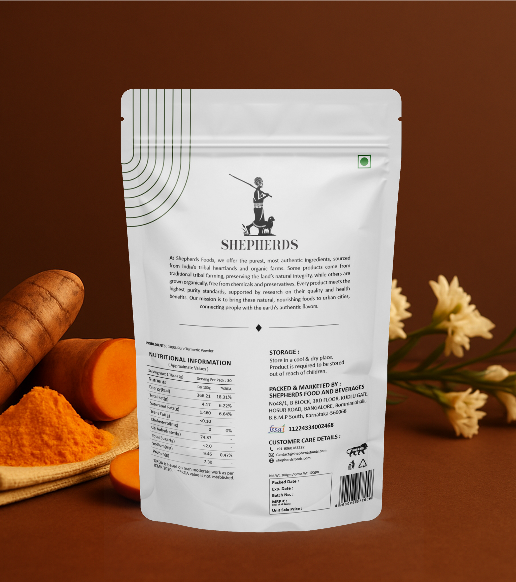 Lakadong Turmeric 6% Curcumin