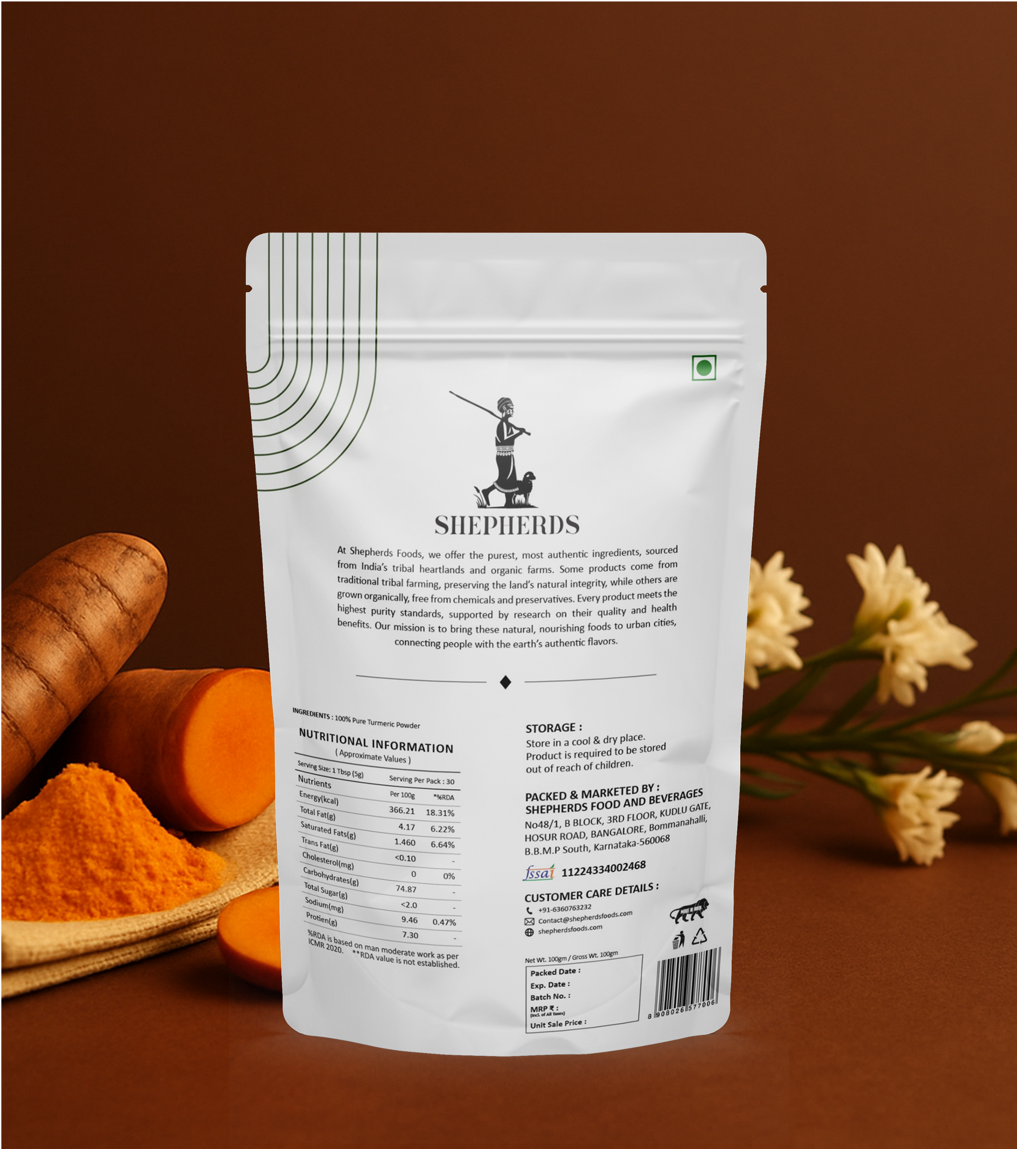 Lakadong Turmeric 6% Curcumin